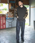 MR.OLIVE/URAKE & OMBRE CHECK / HYBRID HOODY ミスターオリーブ/裏毛&オンブレチェック / ハイブリットフーディー